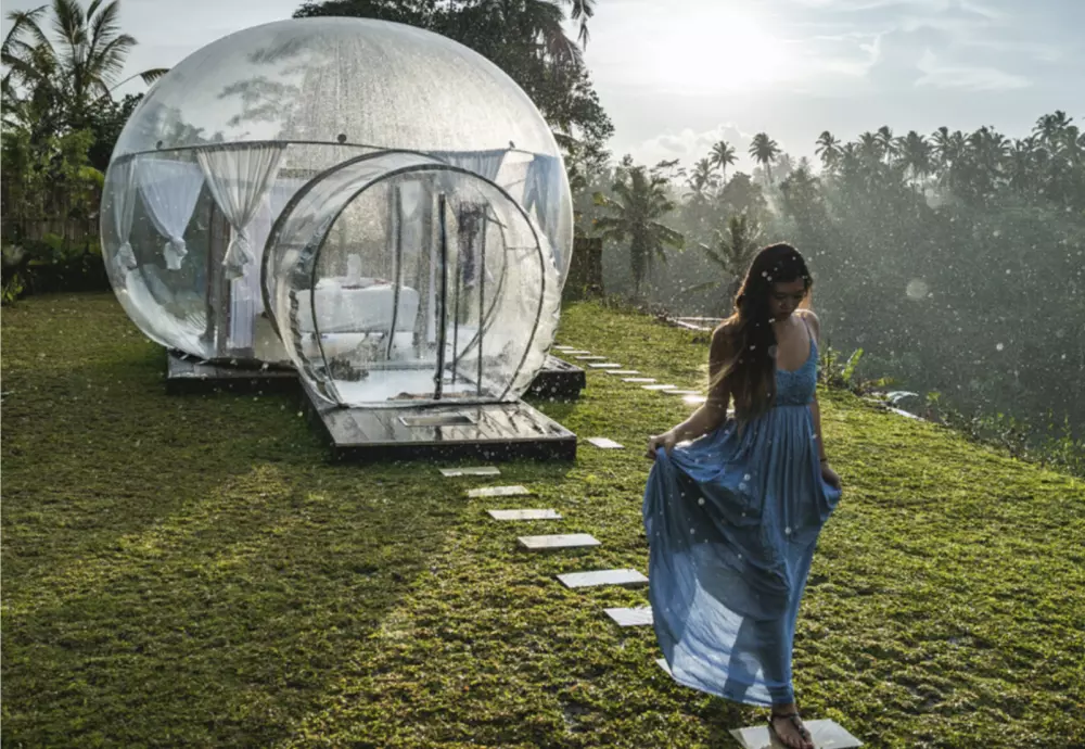 stargaze bubble tent